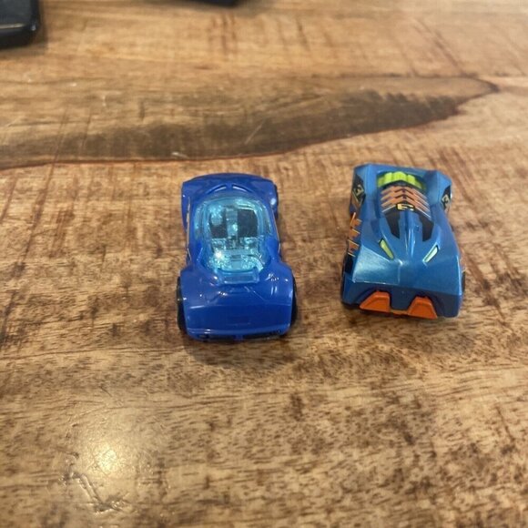 2014 Mattel Hot Wheels RD-03 Cast Model Race Car Blue Accelerators High Voltage - Picture 6 of 8